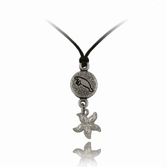 Starfish Drop Nature Pals Adjustable Round Manatee Pendant