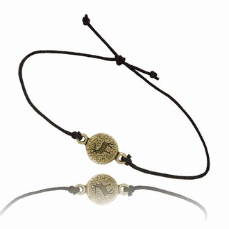 Elk Round Single Adjustable Bracelet