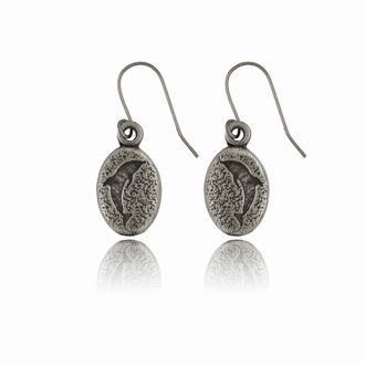 Dolphin Oval Earrings