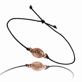 Flamingo Oval Adjustable Single Bracelet