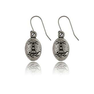 Lighthouse Oval Earrings