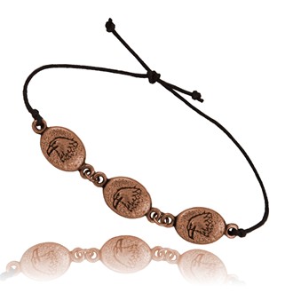 Eagle Oval Adjustable Triple Bracelet