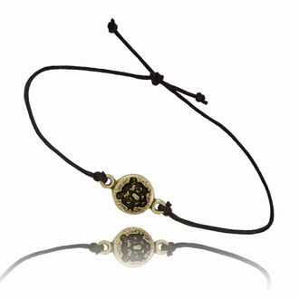 Tiger Face Round Adjustable Single Bracelet