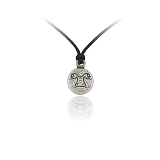 Alligator Face Round Adjustable Pendant