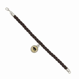 Buffalo Mini-Elegance Round 8 1/2" Braided Bracelet