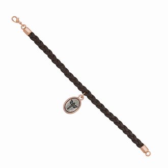 Dragonfly Mini-Elegance Oval 8 1/2" Braided Bracelet