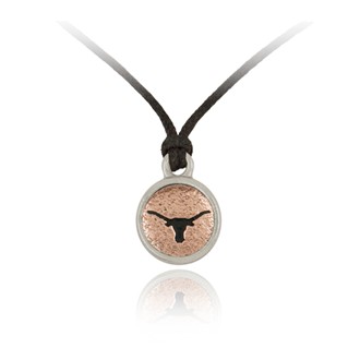 Longhorn Mini-Elegance Round Adjustable Silk Pendant