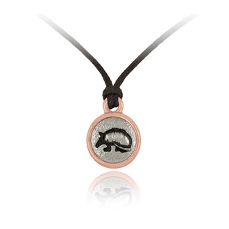 Armadillo Mini-Elegance Round Adjustable Silk Pendant