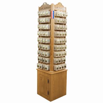 D340(B) Four Sided "Name" Badge Display