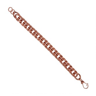 Curb Double Round Link Bracelet