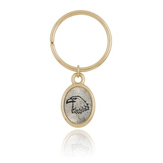 Eagle Mini-Elegance Two Tone Round Key Ring