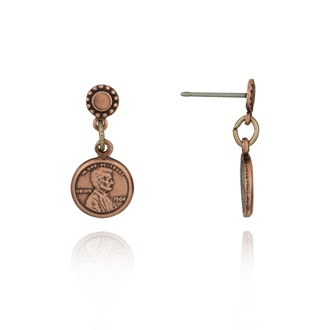 Mini Penny Post Earrings