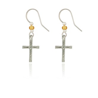Simple Cross Earrings