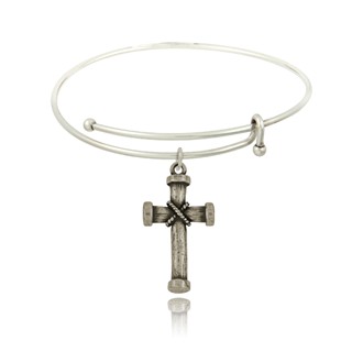 Bound Cross Slider Bangle