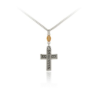 Bordered Cross Pendant