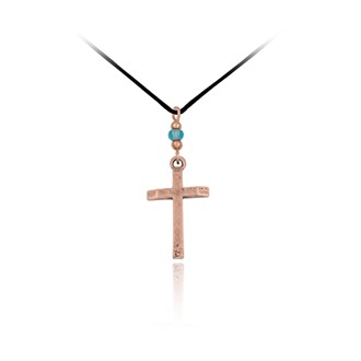 Beveled Edge Cross Pendant