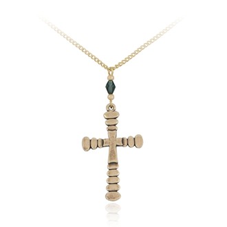 Tiered Cross Pendant