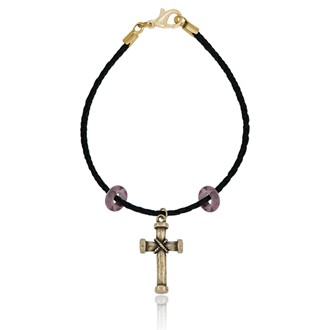 Bound Cross Braided Bracelet