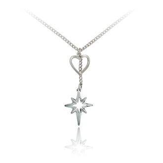 Heart and Star Burst Pendant