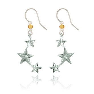 Triple Star Earrings