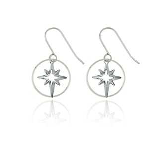 Ring and Small Star Burst Earrings