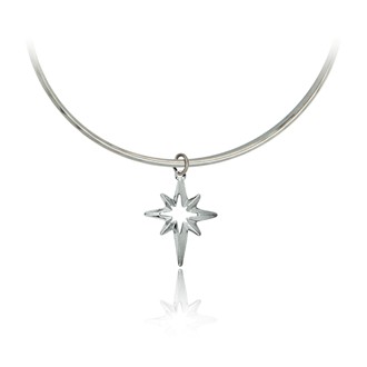 Small Star Burst Bangle Bracelet