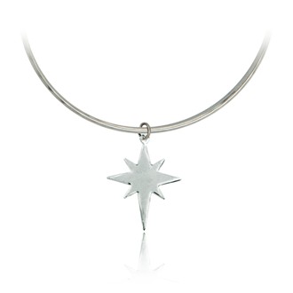 Flat Star Burst Bangle Bracelet