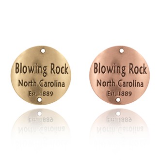 Blowing Rock NC EST 1889 Hiking Medallion