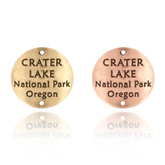 Crater Lake National Park OR Hiking Medallion