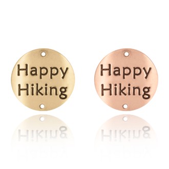 Happy Hiking Hiking Medallion