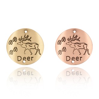 Deer Hiking Medallion