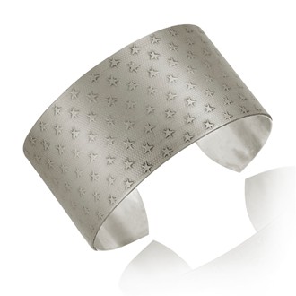 Star Pattern Cuff Bracelet