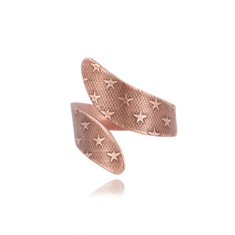 Star Pattern Wrap Adjustable Ring