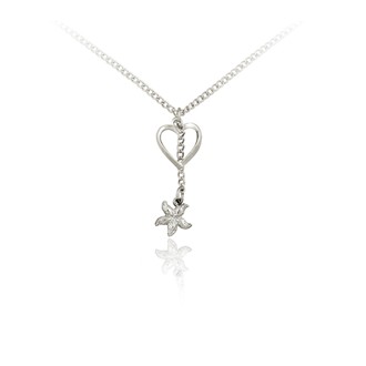 Heart and Starfish Pendant