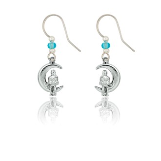 Astronaut on Moon Earrings