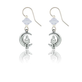 Astronaut on Moon Earrings