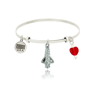 Space Shuttle Adjustable Bangle Bracelet