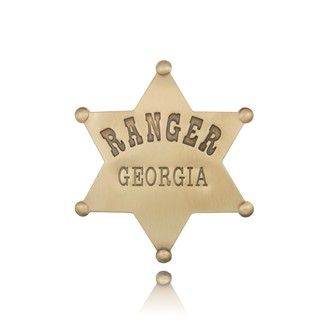 Brass Finish Ranger Badge