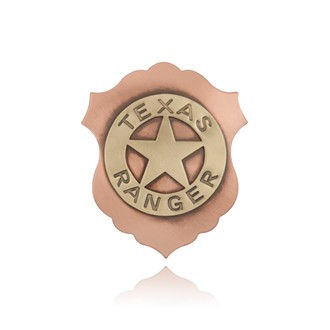 Shield Texas Ranger Badge with Overlay