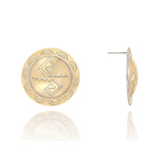 Treasures Tribal Dome Post Earrings