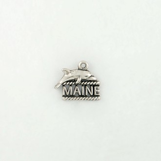 Maine & Dolphin Charm