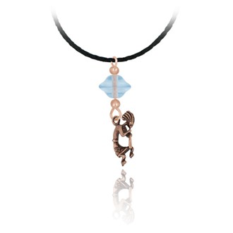 Kokopelli Pendant Braided Cord