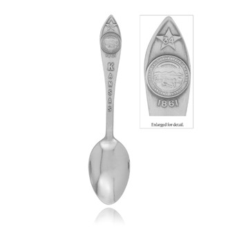 Kansas State Seal Spoon