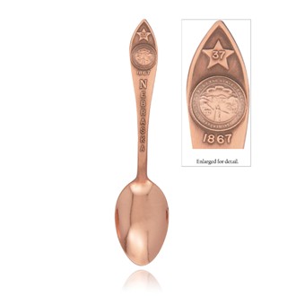 Nebraska State Seal Spoon