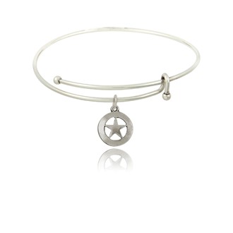 Star in Circle Slider Bangle