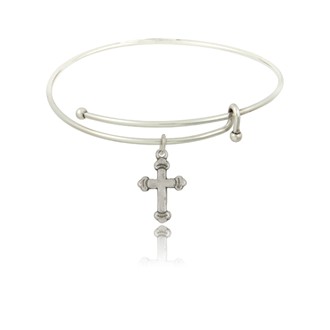 Fancy Cross Slider Bangle
