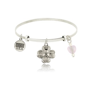 Dogwood Adjustable Bangle Bracelet