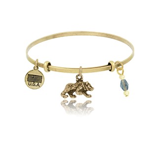 Bear Adjustable Bangle Bracelet