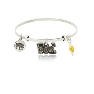 Engine Adjustable Bangle Bracelet