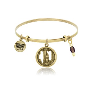 Cave Scene Adjustable Bangle Bracelet